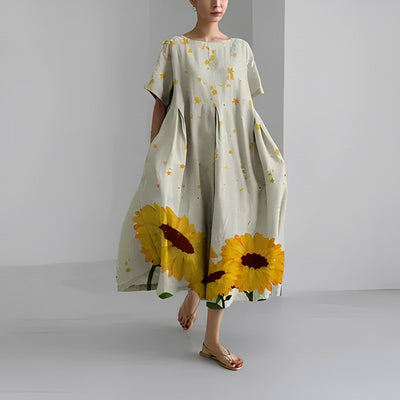 Judith | Locker geschnittenes Blumenkleid