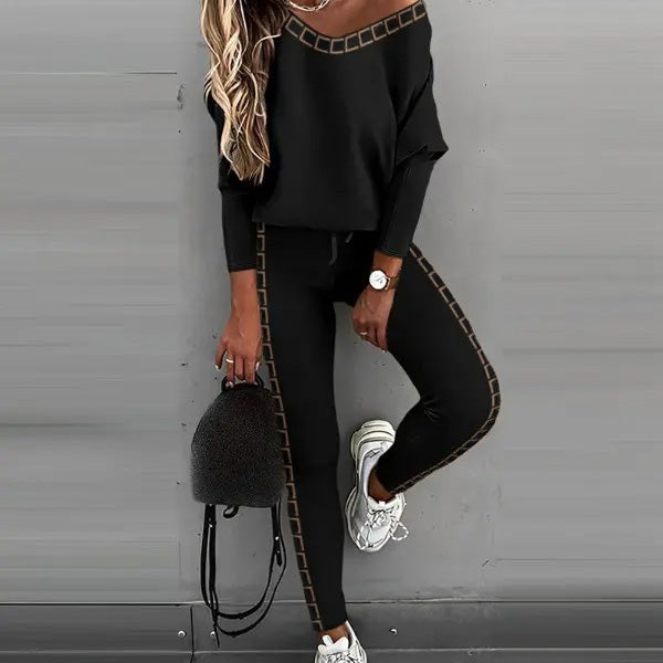 Lunachic – Modisches Top- und Hosen-Set