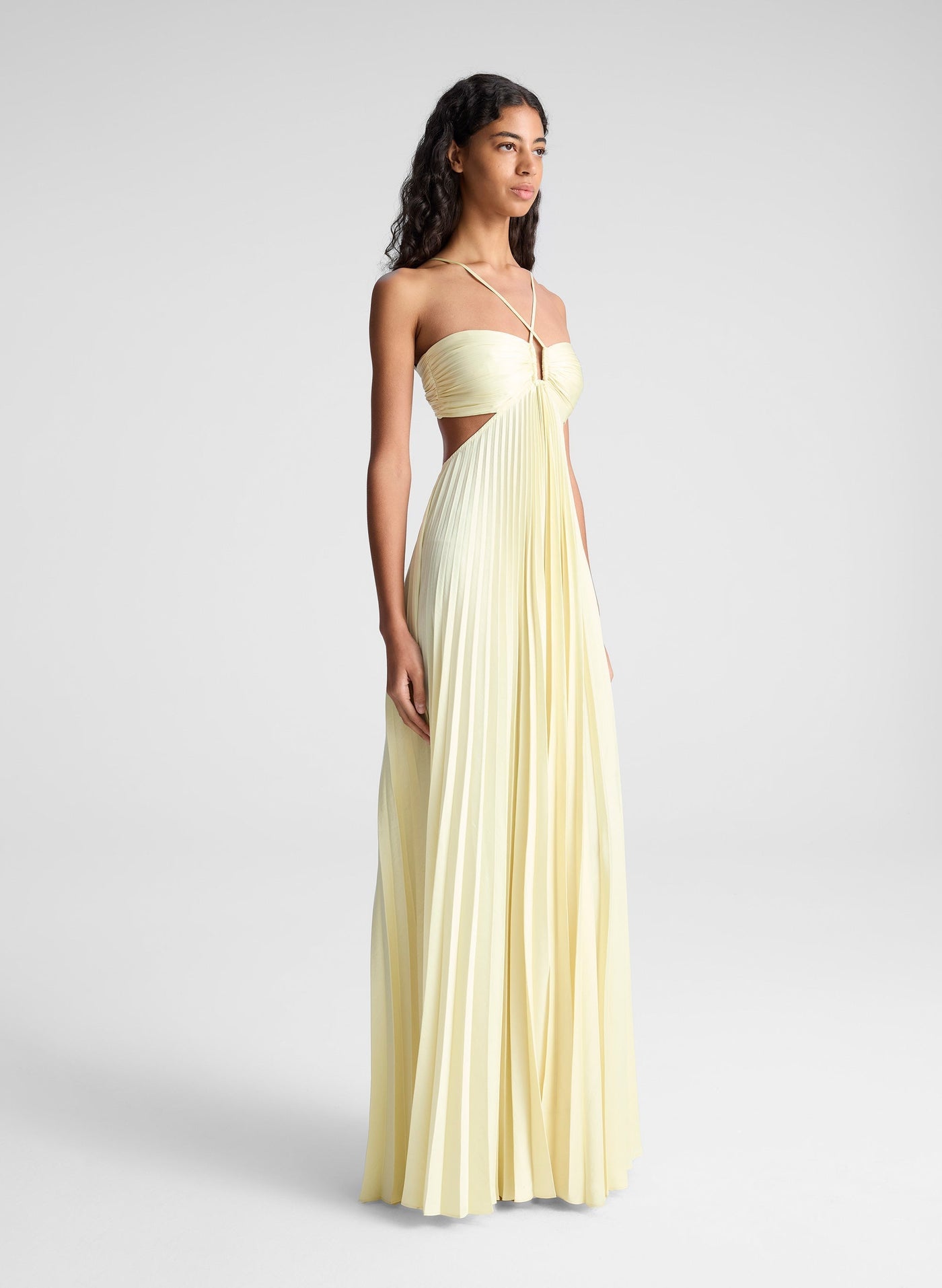 Sienna – Elegantes Kleid mit plissiertem Sonnenaufgang