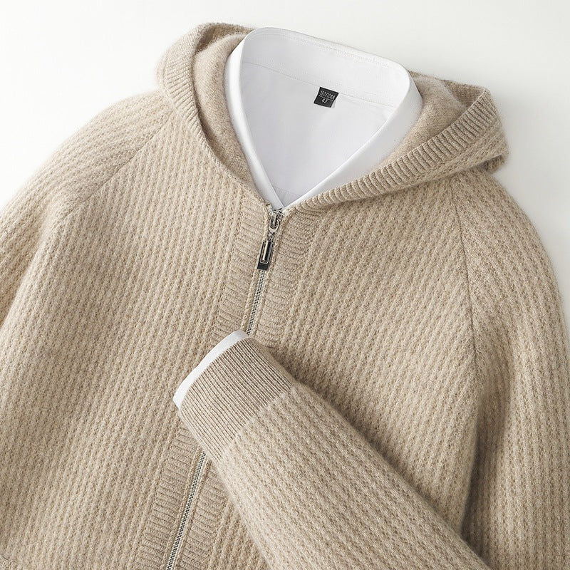 Tyrone | Cashmere Zip Hoodie