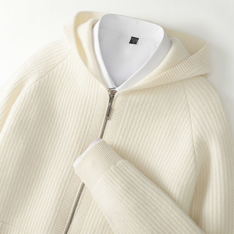 Tyrone | Cashmere Zip Hoodie