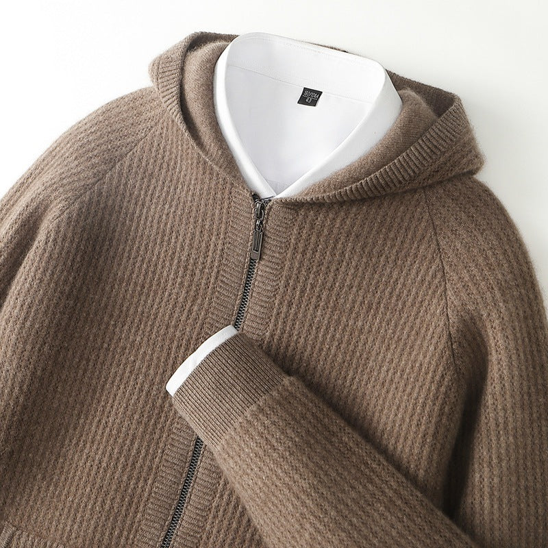 Tyrone | Cashmere Zip Hoodie