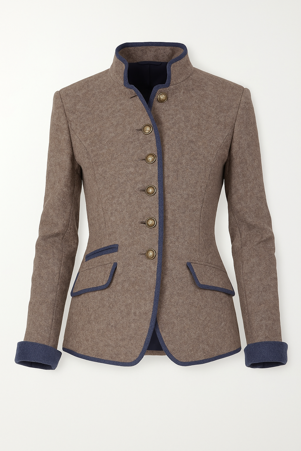Mary | Eleganter Blazer mit Stehkragen