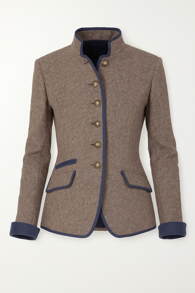 Mary | Eleganter Blazer mit Stehkragen