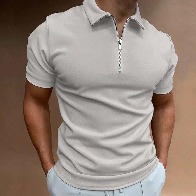 Torren | Schlankes Poloshirt mit Reißverschluss