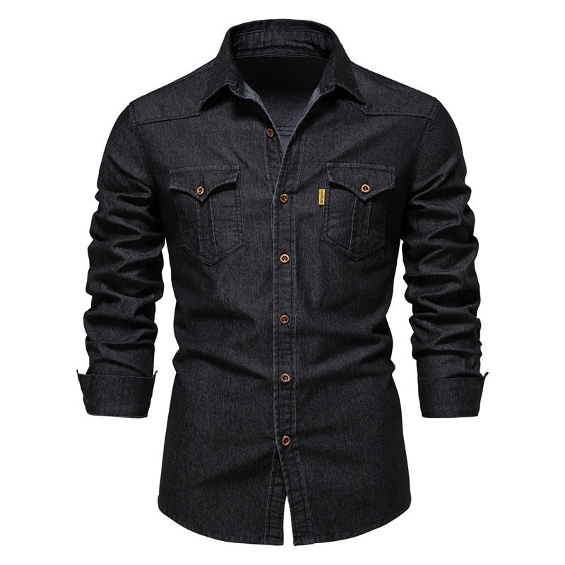 Jorne | Jeanshemd mit Knopfleiste
