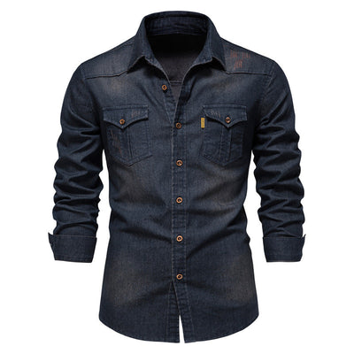 Jorne | Jeanshemd mit Knopfleiste