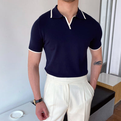 Darian | Lässiges Poloshirt mit Akzentkragen