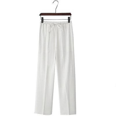 Herrenhose aus Baumwollmischung mit Kordelzug – Thiago
