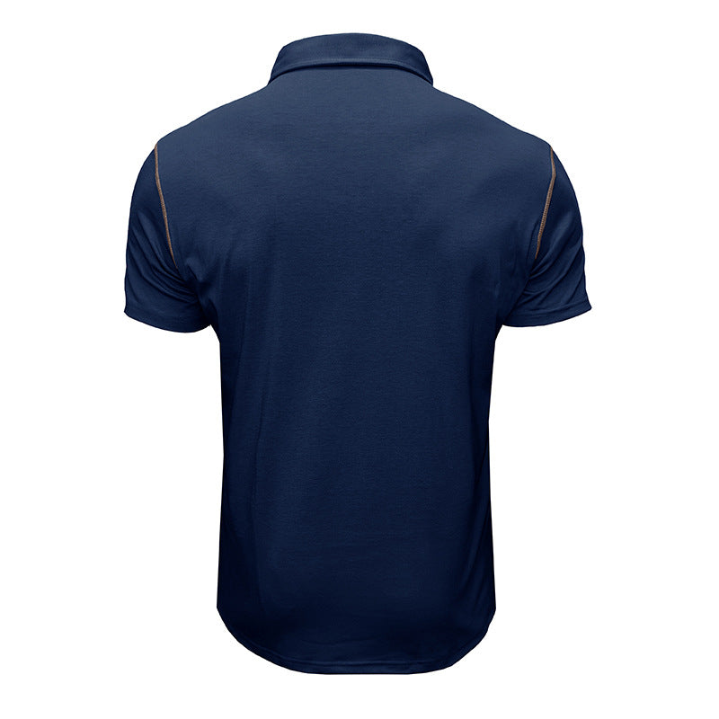 Wieland | Modernes Kontrast-Poloshirt