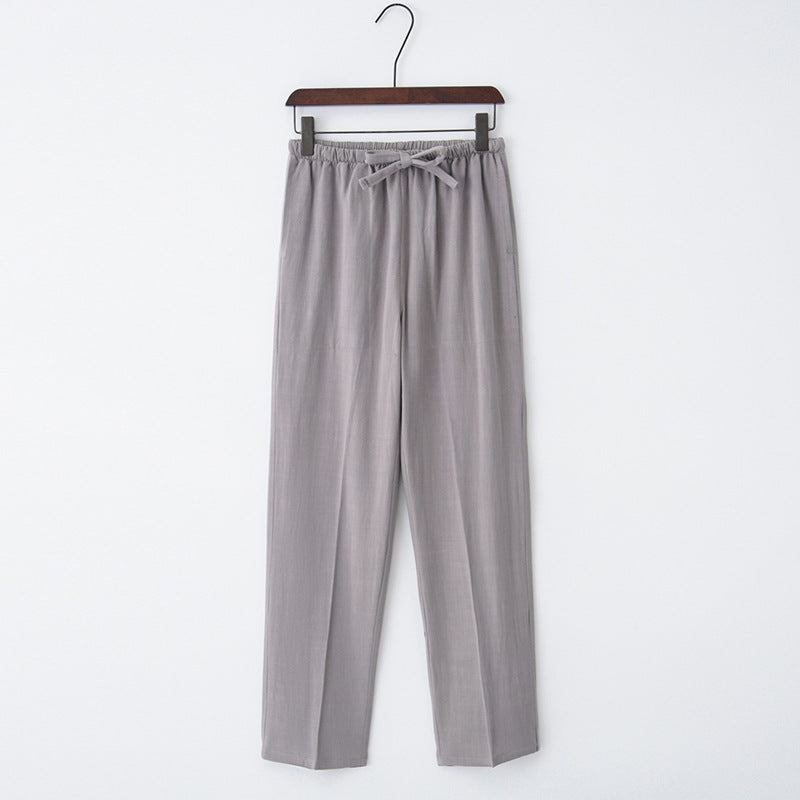Herrenhose aus Baumwollmischung mit Kordelzug – Thiago