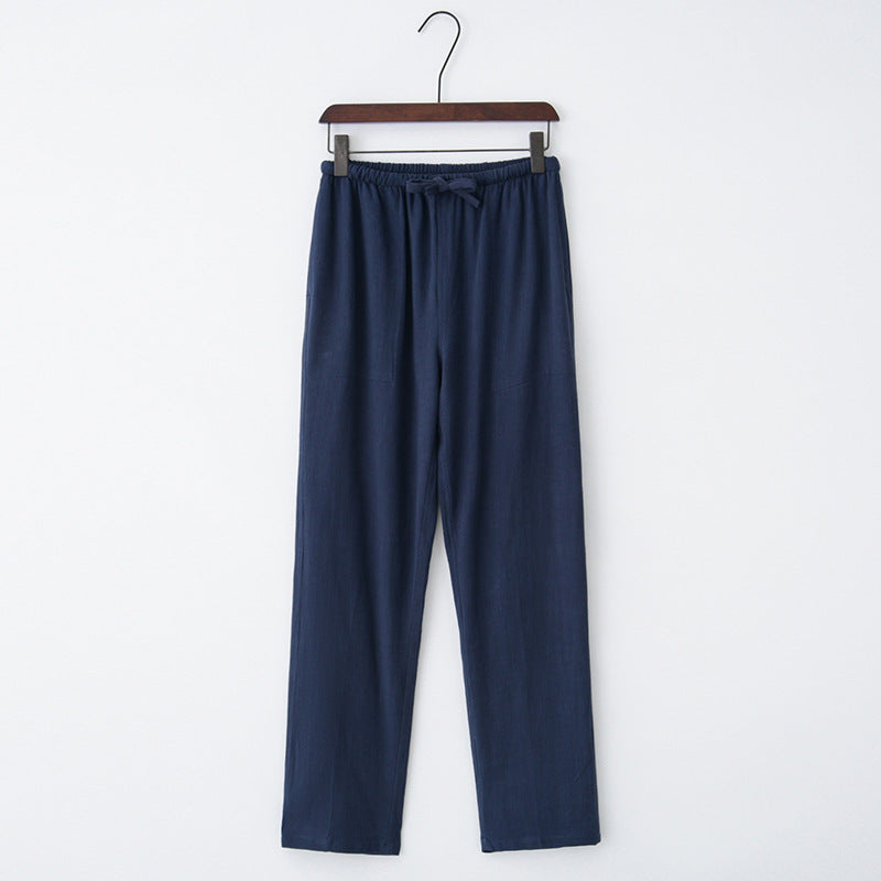 Herrenhose aus Baumwollmischung mit Kordelzug – Thiago