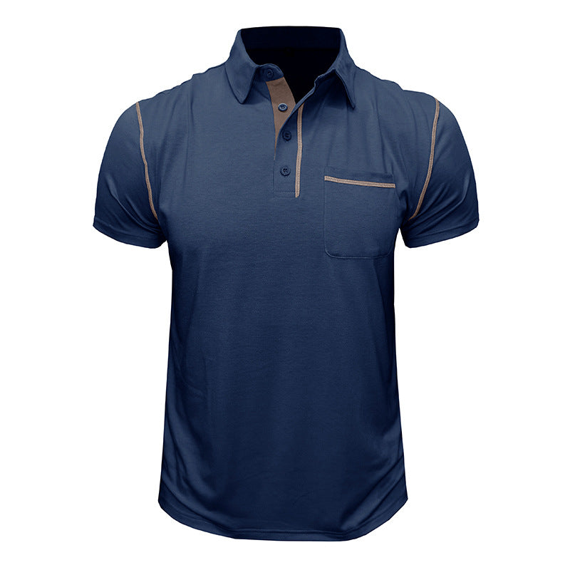 Wieland | Modernes Kontrast-Poloshirt