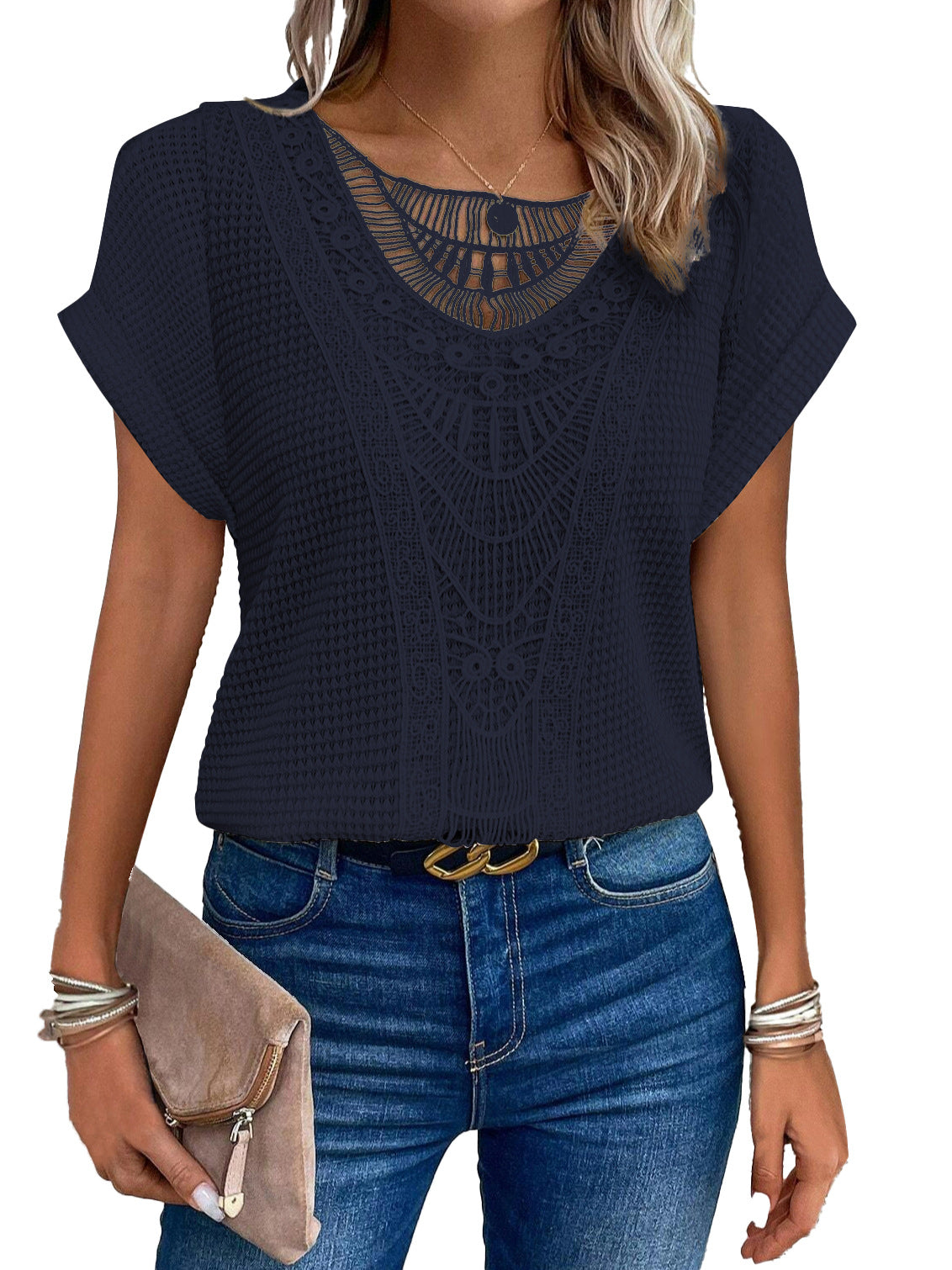 Valentina | Elegante Strickbluse
