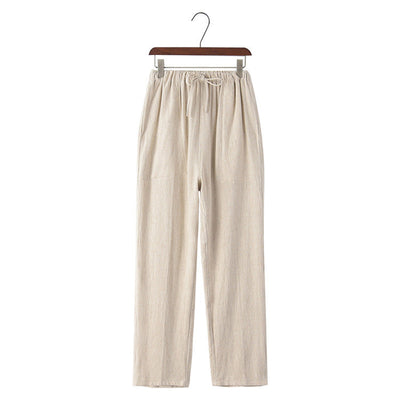 Herrenhose aus Baumwollmischung mit Kordelzug – Thiago