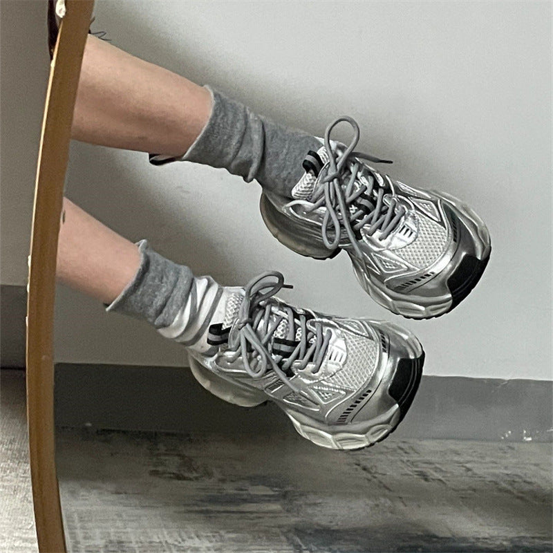 Revalis | Moderne Mesh-Sneaker mit dicker Sohle