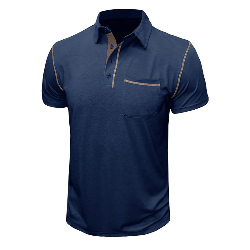 Wieland | Modernes Kontrast-Poloshirt