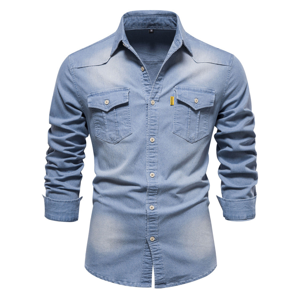 Jorne | Jeanshemd mit Knopfleiste