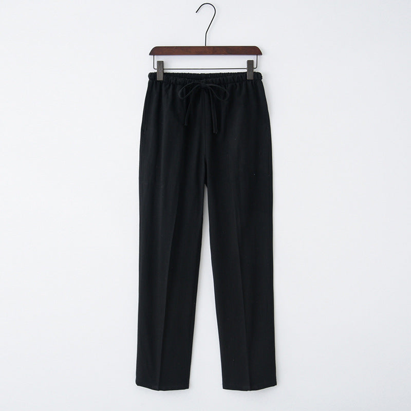 Herrenhose aus Baumwollmischung mit Kordelzug – Thiago