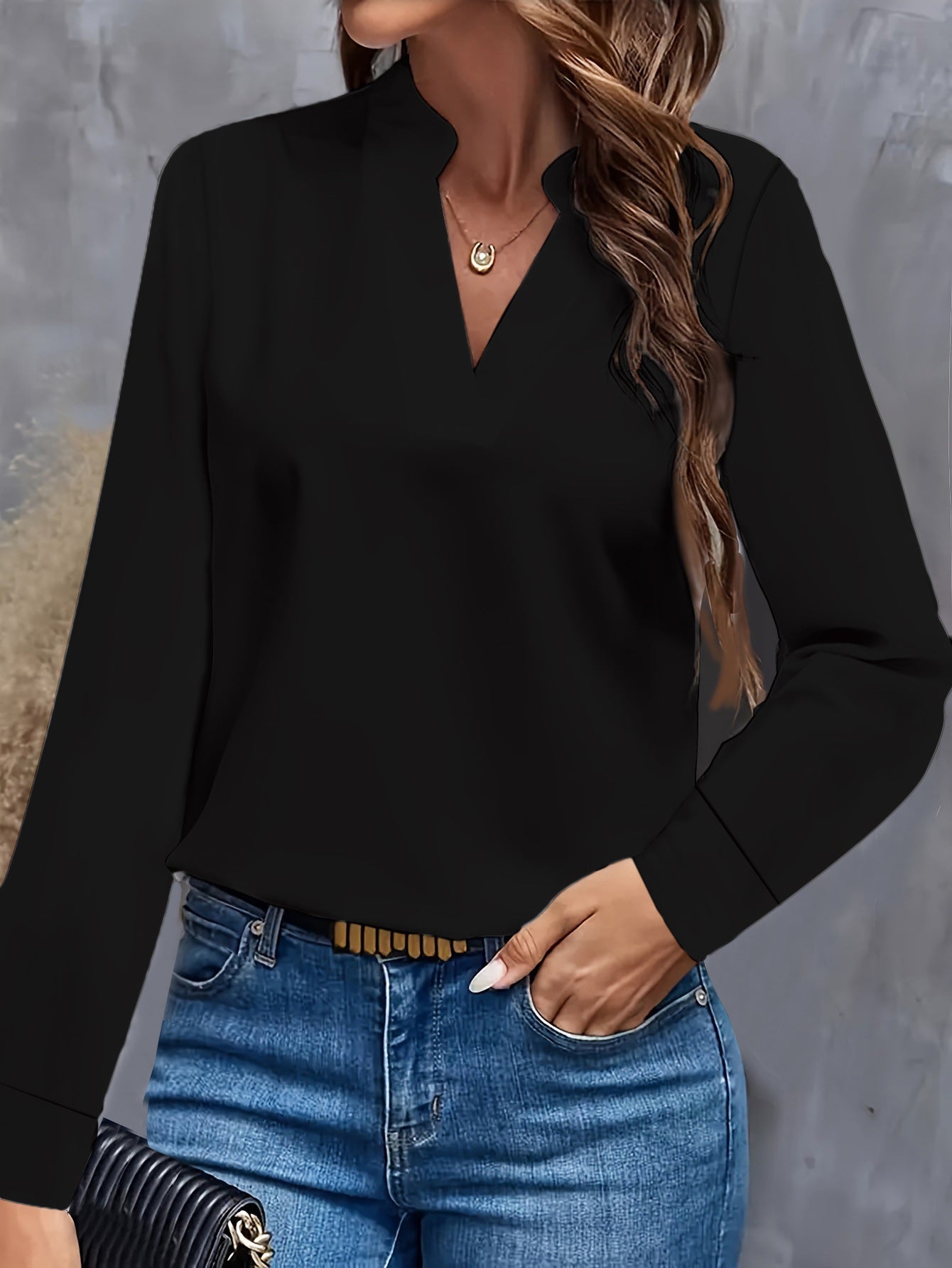 Cataruna | Stylisches V-Ausschnitt Top
