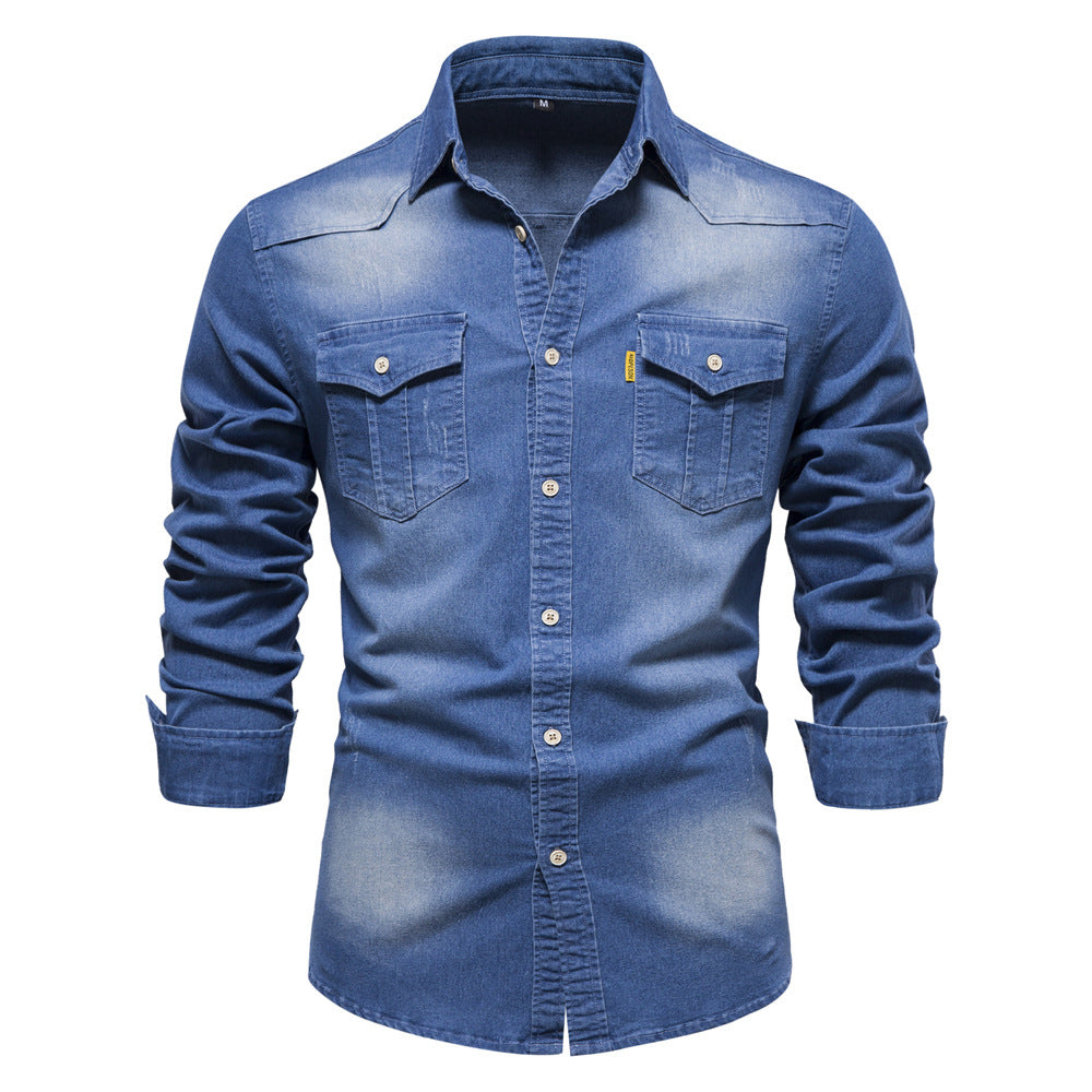 Jorne | Jeanshemd mit Knopfleiste