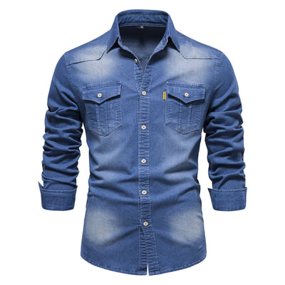 Jorne | Jeanshemd mit Knopfleiste