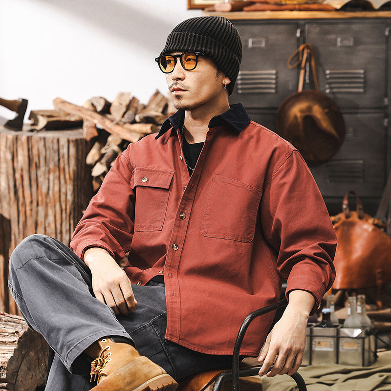 Jeff Schweres Baumwollhemd