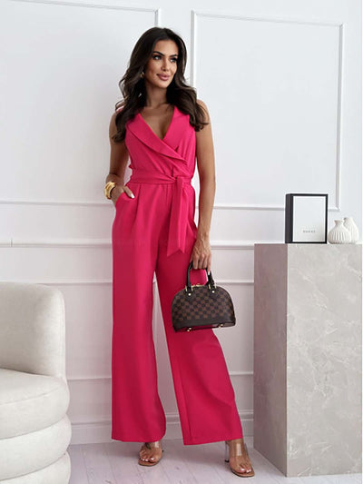 Isa | Raffinierter Jumpsuit mit V-Ausschnitt