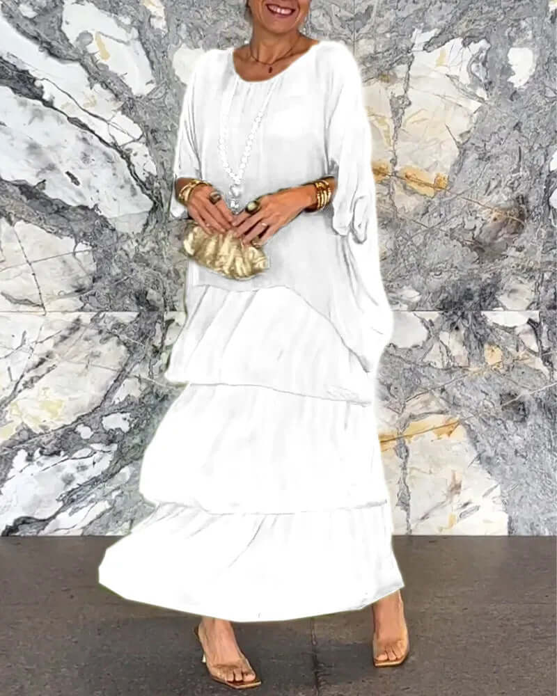 Jorika | Fließendes Maxikleid