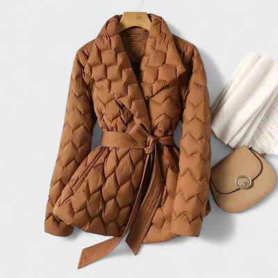 Vanessa - Elegant Coat with Belt