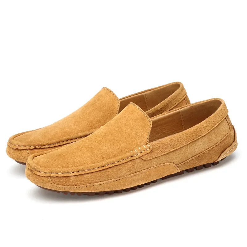 Klassische Mokassin-Loafer aus Wildleder