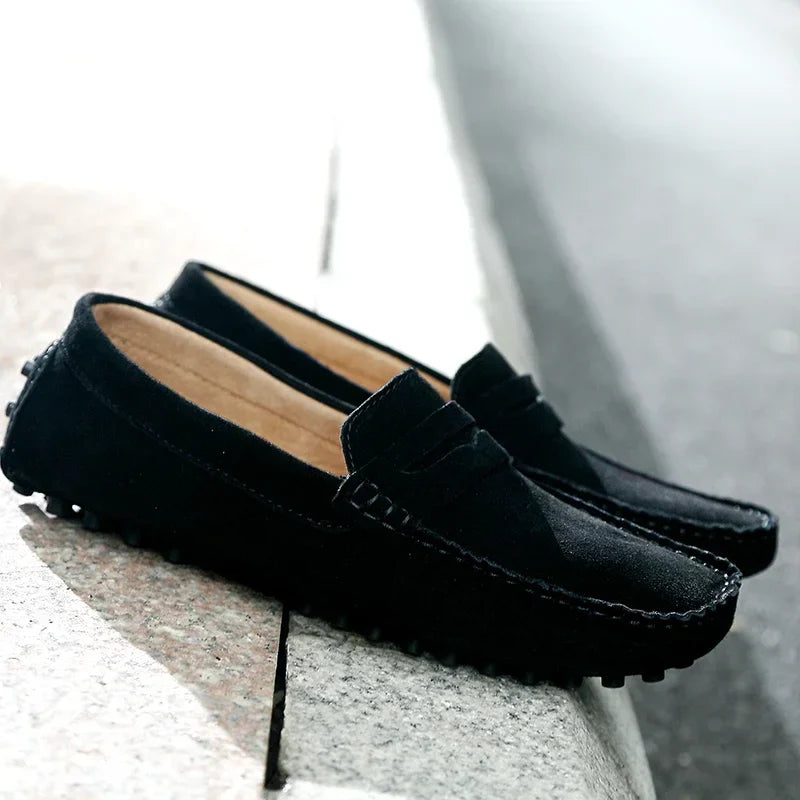 Lässige Wildleder Loafer