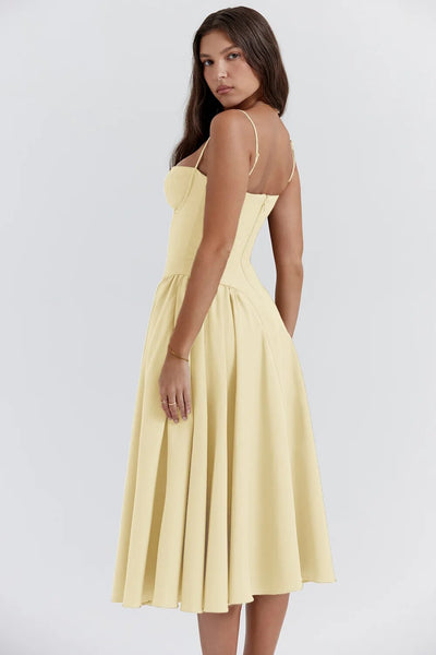 Ilona | Weich fließendes Midikleid