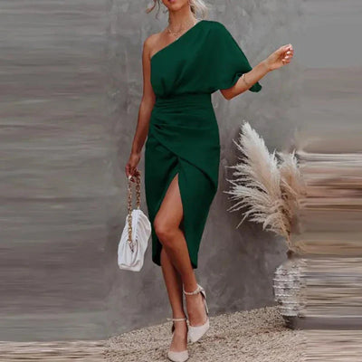 Felicitas | Stilvolles One-Shoulder-Abendkleid