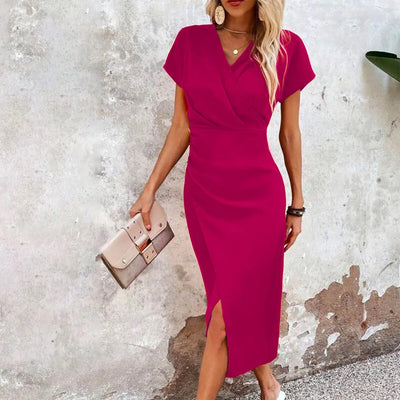 Fenja | Elegantes V-Ausschnitt Kleid