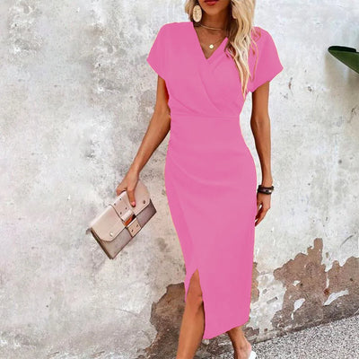 Fenja | Elegantes V-Ausschnitt Kleid