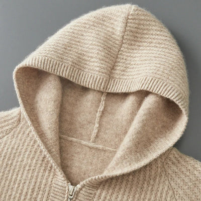 Tyrone | Cashmere Zip Hoodie
