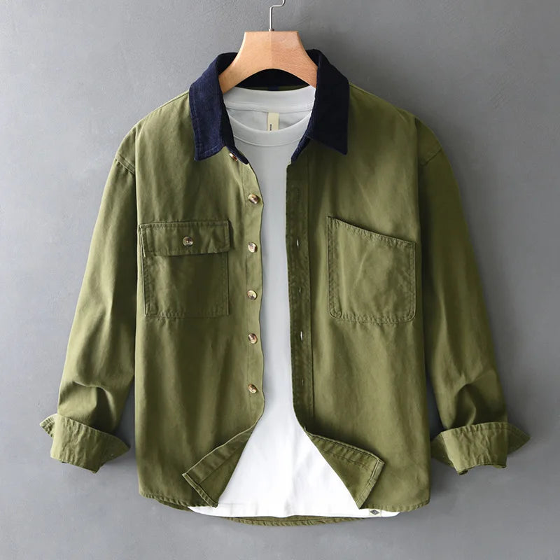 Jeff Schweres Baumwollhemd