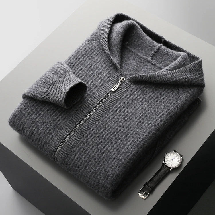 Tyrone | Cashmere Zip Hoodie