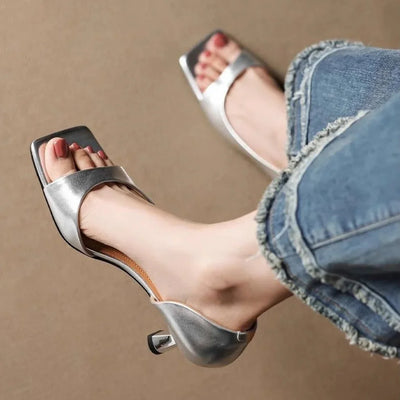 Valerie | Leather Heels