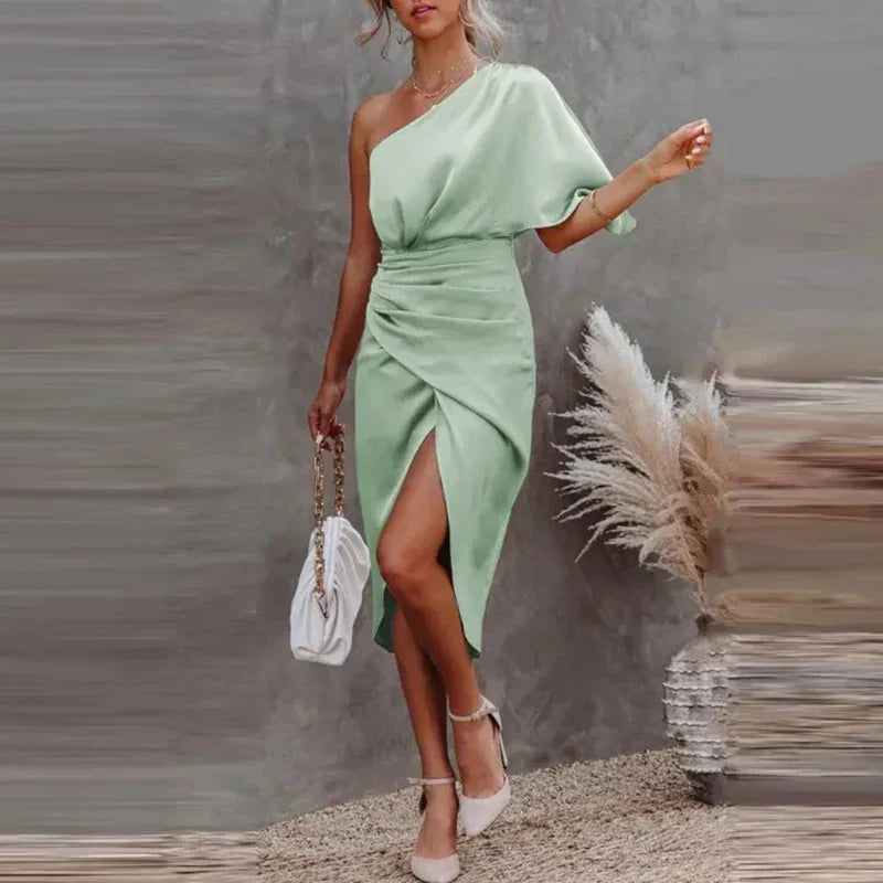 Felicitas | Stilvolles One-Shoulder-Abendkleid