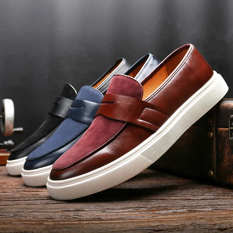 Urban Leder Sneaker Loafer