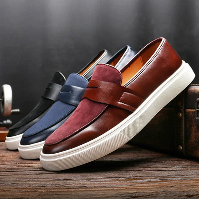 Urban Leder Sneaker Loafer