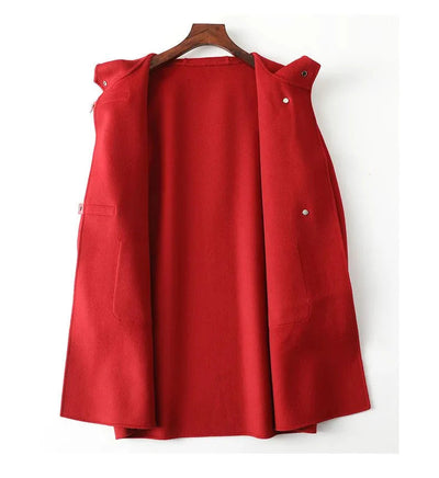 Lexa | Wollmantel mit Kapuze