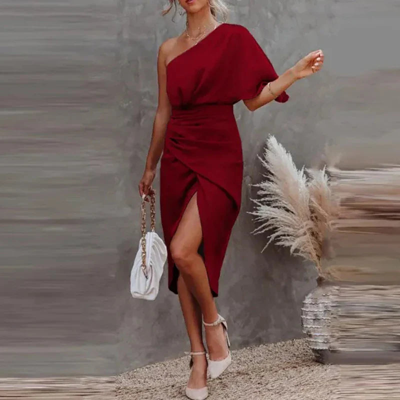 Felicitas | Stilvolles One-Shoulder-Abendkleid