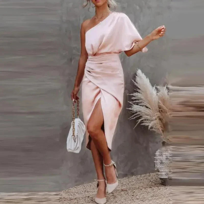 Felicitas | Stilvolles One-Shoulder-Abendkleid