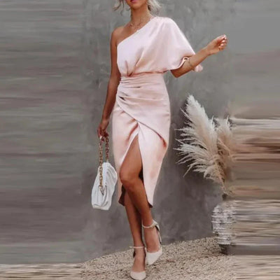 Felicitas | Stilvolles One-Shoulder-Abendkleid