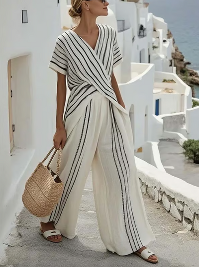 Hannah | Zweiteiliges Set mit Kreuzgürtel