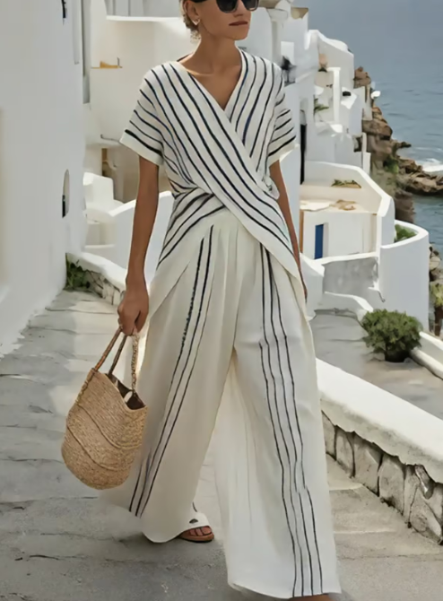 Hannah | Zweiteiliges Set mit Kreuzgürtel