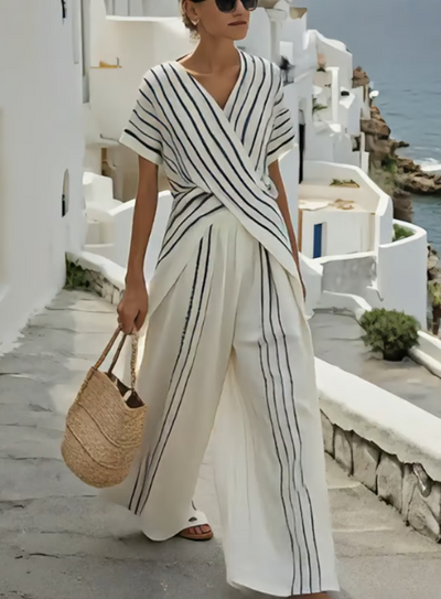 Hannah | Zweiteiliges Set mit Kreuzgürtel